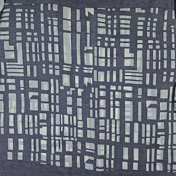 Chicos denim burnout open front jacket topper Size 2 (L/XL based on measurements - Picture 6 of 6